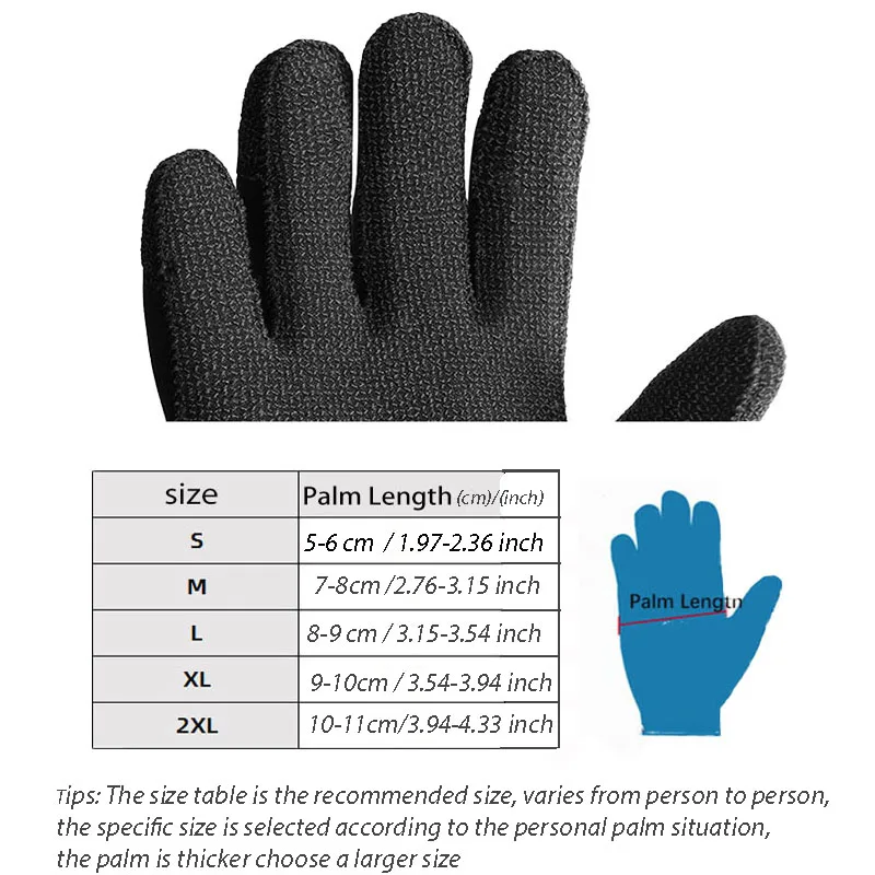 5mm Thicken Kevlar Diving Gloves Keep Warm Wearable Scratch Proof Gloves Fish Hunting Diving Scuba Snorkeling Accessories 6