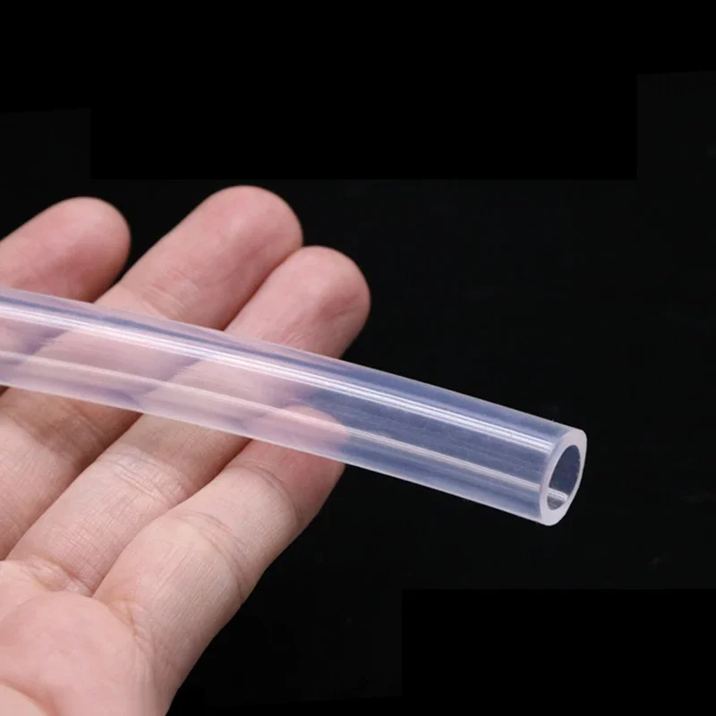 1/5M Peristaltic Pump Tube ID 0.8 1 1.6 2 2.4 3.2 4.8 6.4 7.9 9.6 mm Soft Silicone Hose Flexible Food Grade Nontoxic Transparent silicone tube