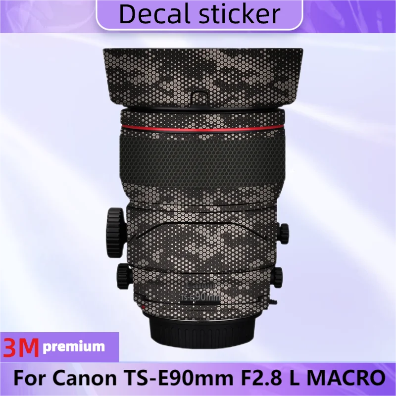 

Наклейка на корпус для макрообъектива Canon TS-E90mm F2.8 L, Защитная Наклейка на кожу, виниловая пленка, защитное покрытие от царапин