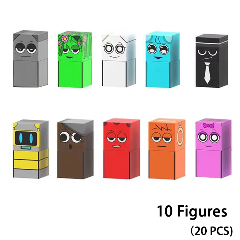 Magnetic Building Blocks Sprunki Magnet Cube Set DIY Mine World Model