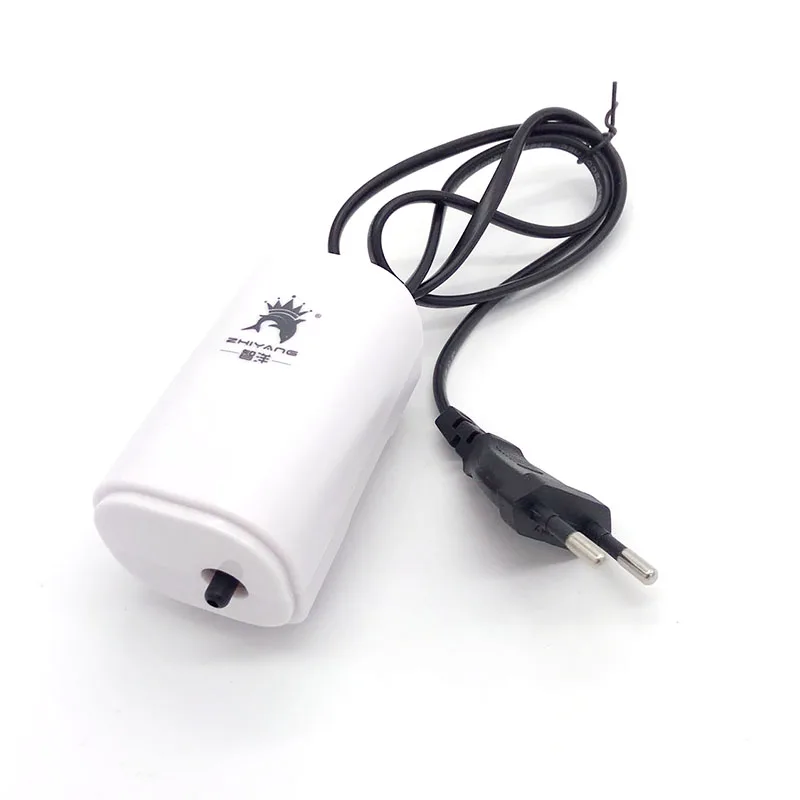 Pompa Ad Aria Per Acquario Ultra Silenziosa 220V 3W Serbatoio Per Pesci Mini Compressore D'Aria Pompa Per Ossigeno Acquario Serbatoio Per Pesci Pompa 