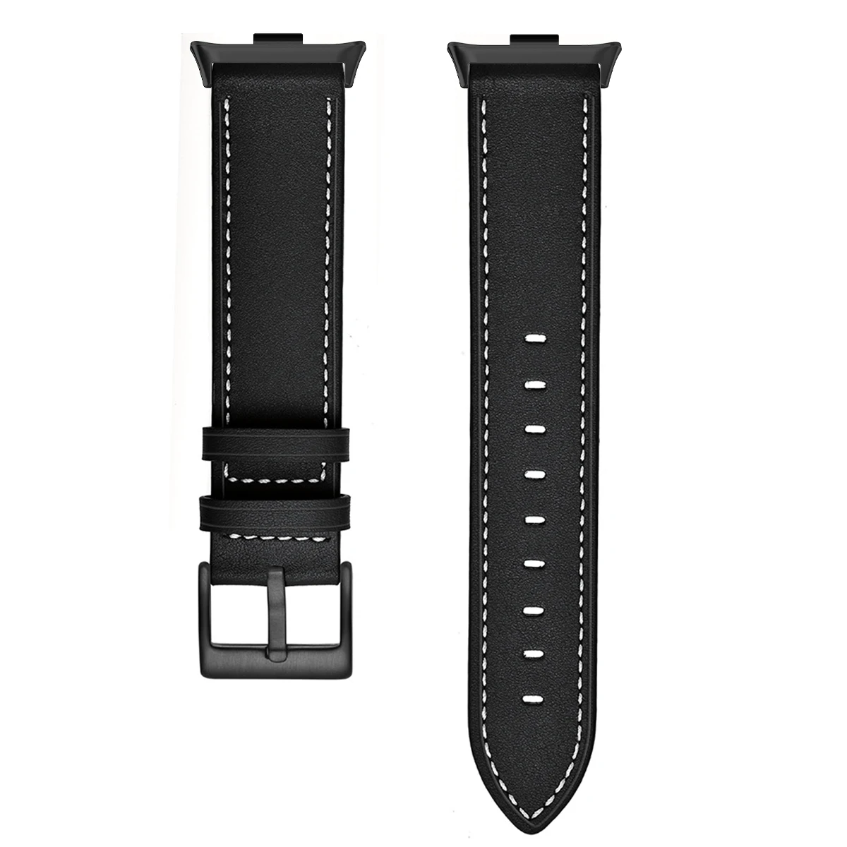 Vintage Leather Smartwatch Band - Elegant Replaceable Wristband Bracelet