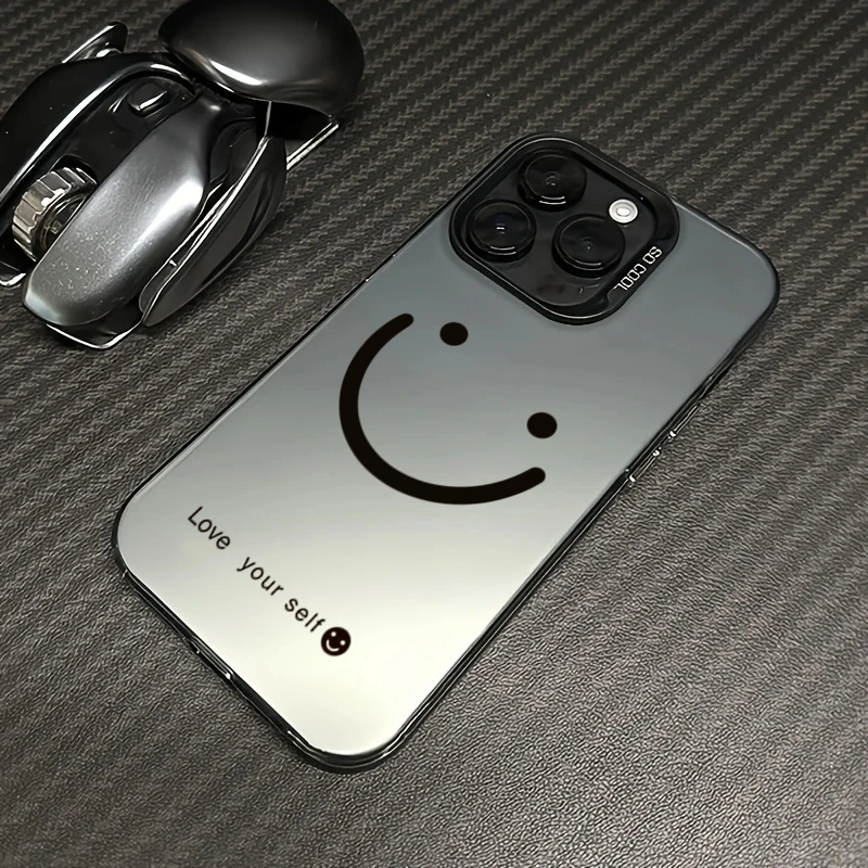 Smile Cheeks Electroplate Silver Phone Case Cover