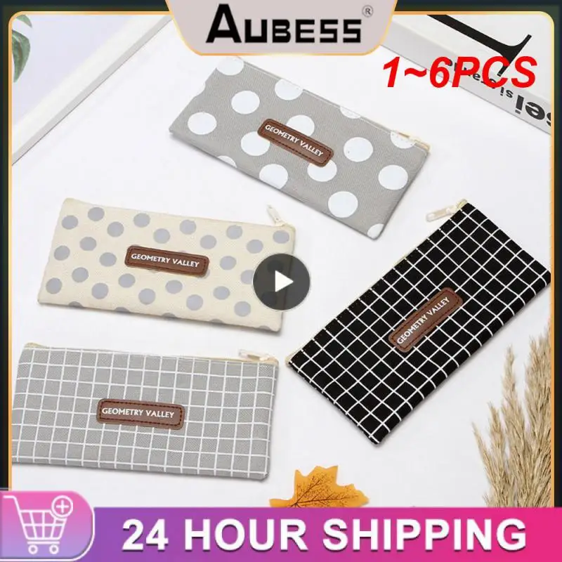 

1-6 шт., маленькая офисная прочная сумка-Органайзер для канцелярских принадлежностей