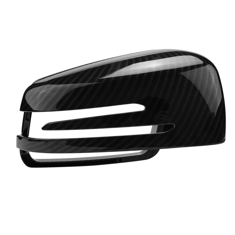2X Real Carbon For Mercedes Benz A W176 B W246 C W204 E W212 Cla W117 Gla X156 Glk X204 Cls Class W218 Rear View Mirror Cap Cove