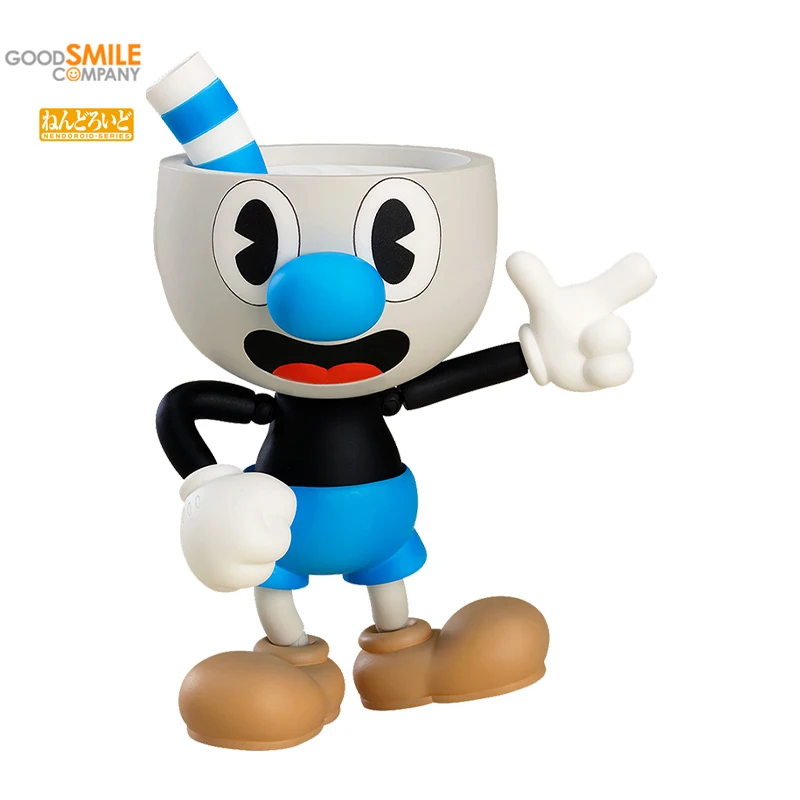 

GoodSmile Original Genuine NENDOROID GSC 2025 Cuphead Mugman PVC Action Anime Figure Doll Model Toy Display Collect Cute Cosplay