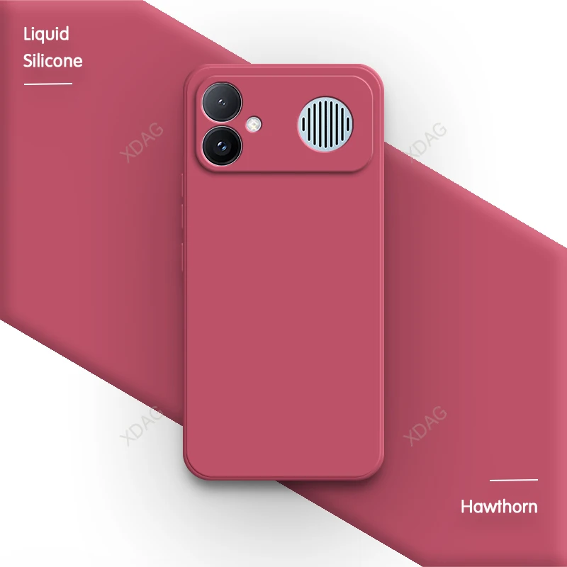 Premium Liquid Silicone Phone Case with Square Camera Protection - Soft Fashion Classic Design, High-Quality Bumper Cover
