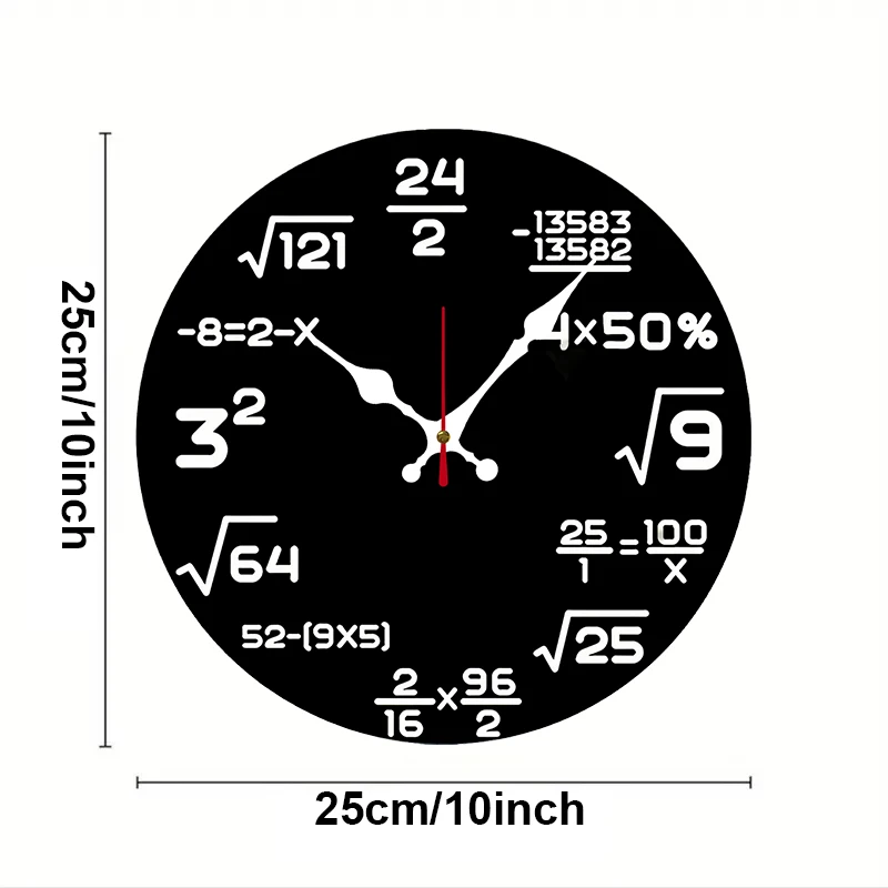 Math Formula Wall Cloc 2