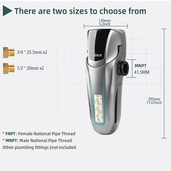 เครื่องกรองน้ำแบบหมุนล้างตะกอนทั้งบ้าน รุ่น OSWNKW-08 พร้อมระบบกรองล่วงหน้าแบบสปินดาวน์  ระบบกรองน้ำกลาง  ระบบล้างย้อนกลับ  ตาข่ายสแตนเลส 2