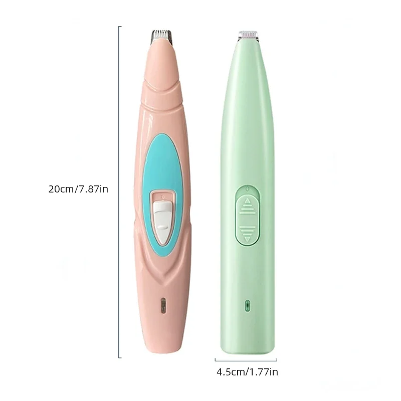 Quiet Rechargeable Pet Foot Trimmer For Dogs Cats No-Nick Paw Groomer Safe Small/Medium Pet Clipper