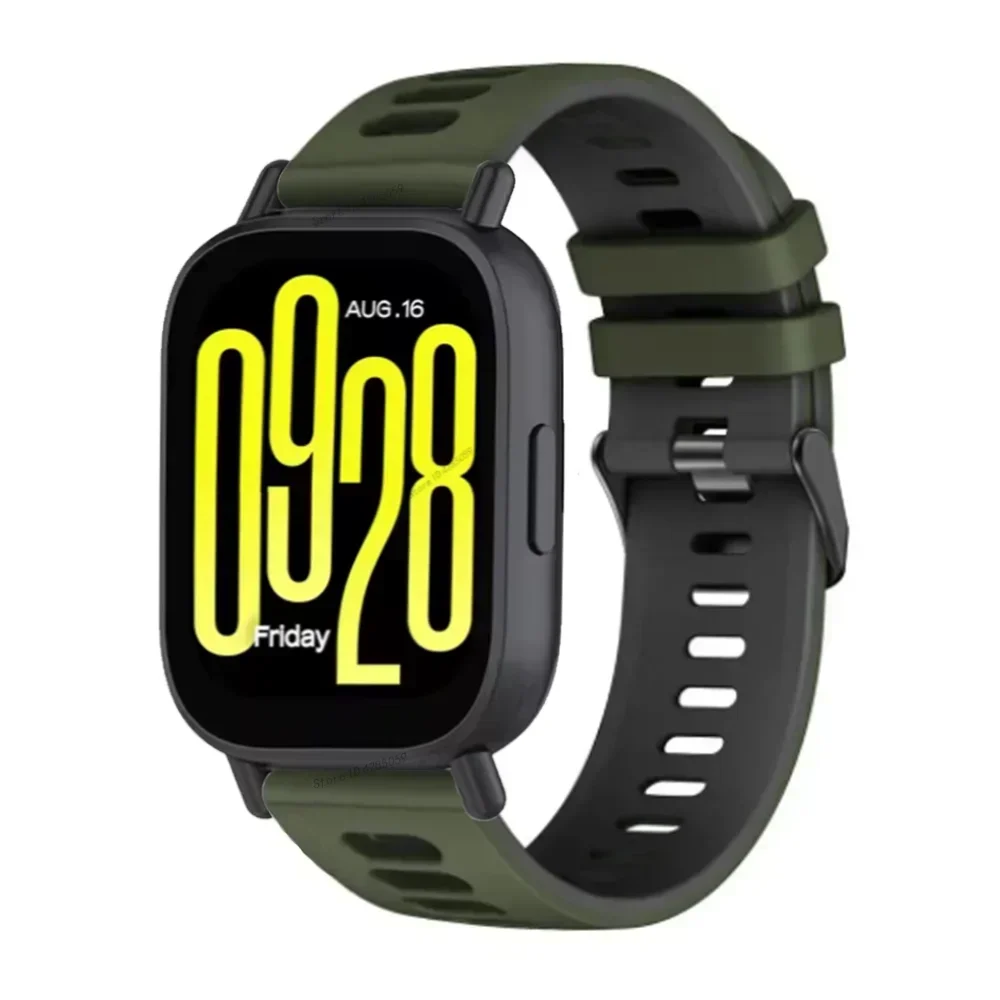 Silicone Sport Wristband - 22mm Strap Accessory in Various Colors