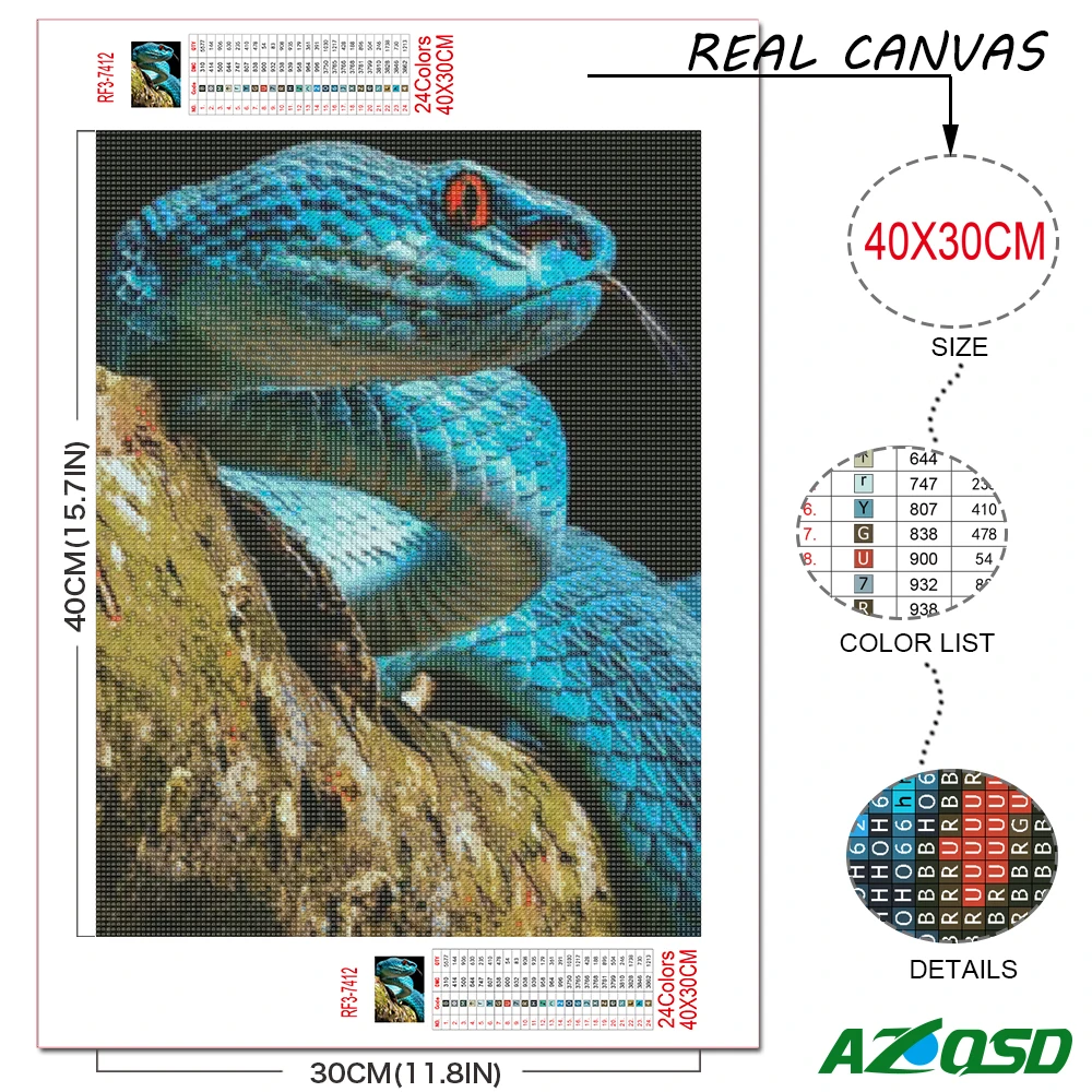 Diamond Painting Snake Cross Stitch Picture Rhinestones Diamond Embroidery Animal Mosaic Handicraft Home Decor Gift diamond painting diamond painting accessories