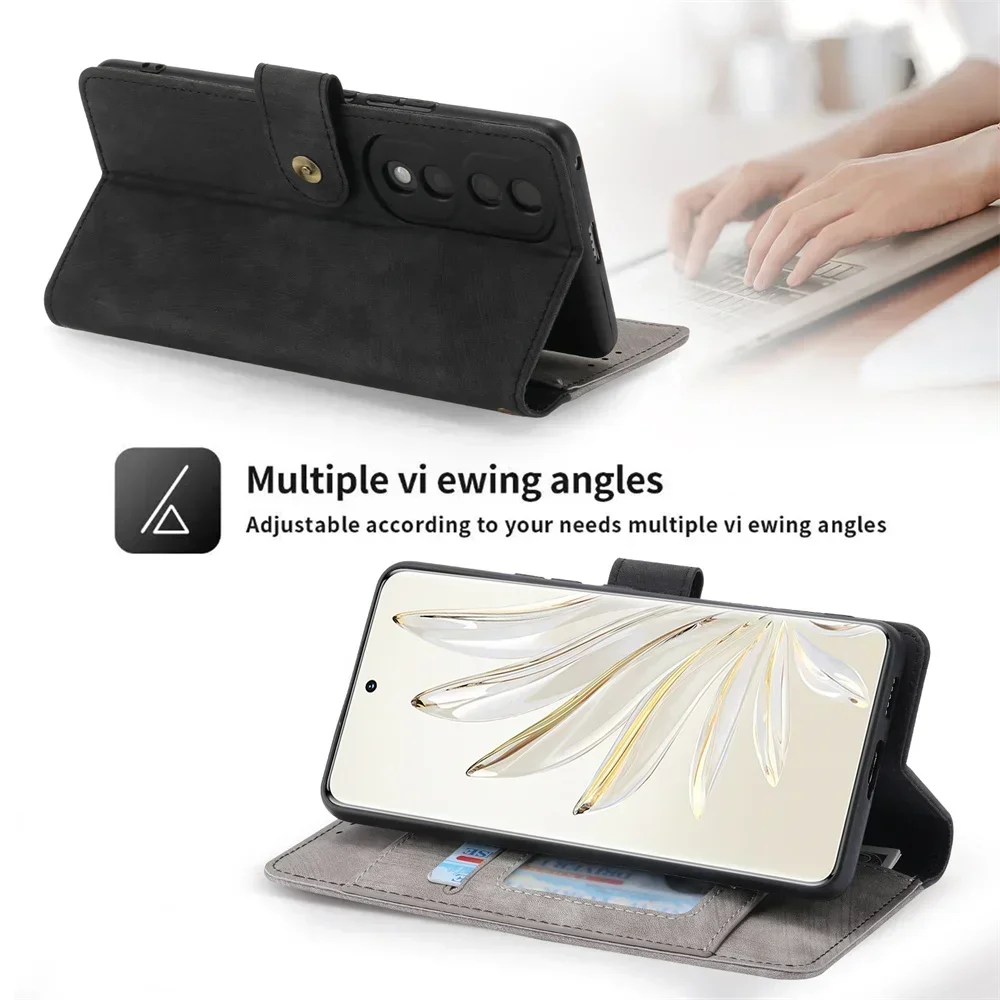 Leather Zipper Wallet Phone Case - Smart Book Cover