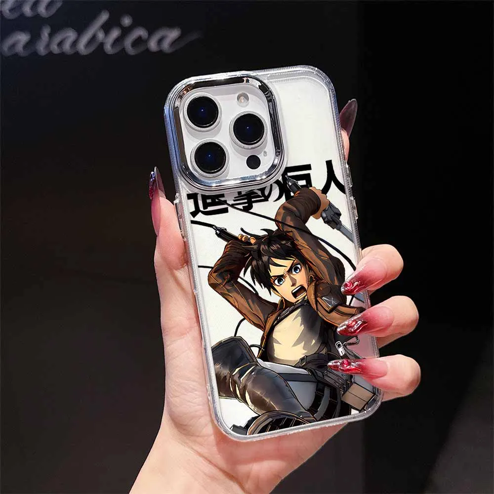 Anime Attack on Titan Transparent Soft Phone Case
