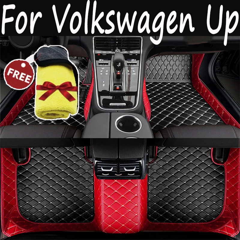 Tappetino Auto Per Vw Volkswagen Up 2012 ~ 2019 Impermeabile Tapete Automotivo Para Carro Tappetini Auto Accessori Voiture Accessori Auto
