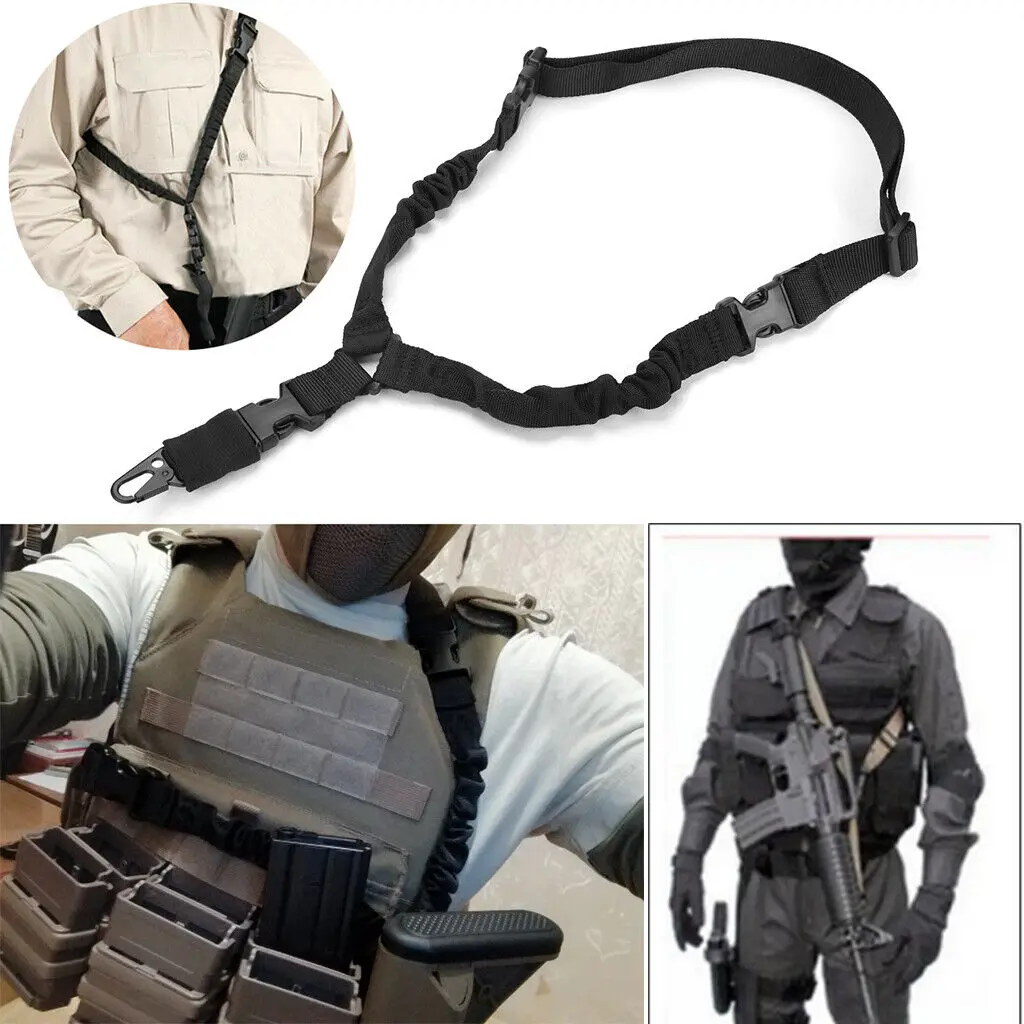 DulOne-Sangle de fusil à point unique, Bunduextrêmes, Slings de odorà  percussion avec QD strucArma Aisoft, chasse en stock, HK416, support RSA