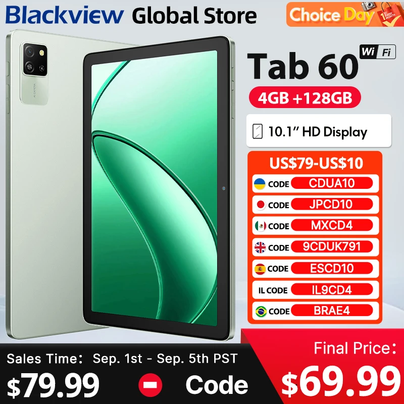 Blackview Tab 60 WiFi 10.1インチ 新品 Blackview Tab 60 Wi-Fi 10.1” – SH Americas