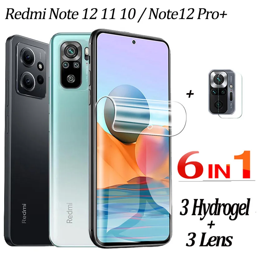 

Redmi Note 12 Гидрогелевая пленка Redmi Note 12 Pro пленка для redmi note 11 Прозрачная мягкая пленка Xiaomi Redmi Note 10 10S 11 12 гидрогель пленка редми нот 12 редми нот 10 про Redmi Note 12 Pro Plus 5G