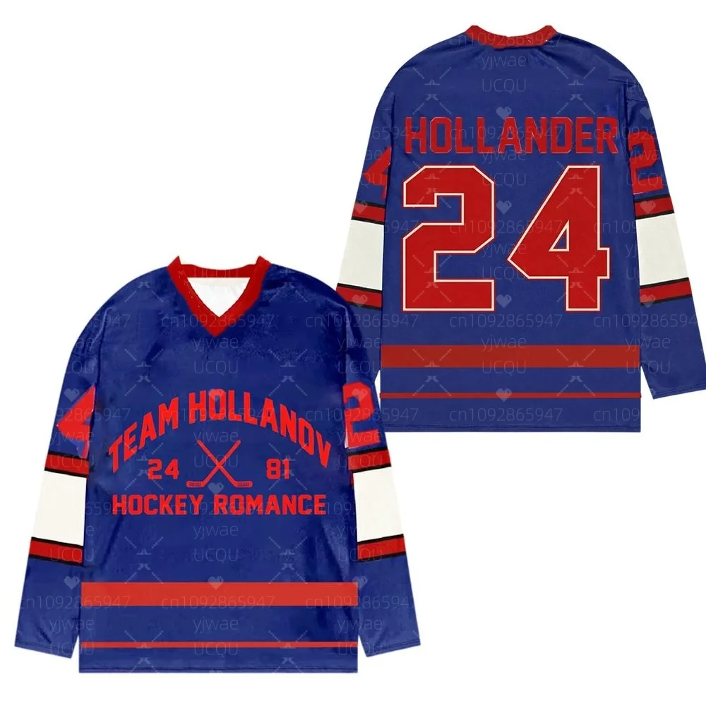 26 Heated Rivalry Hockey Jersey Sportwear Damen Herren Mode Atmungsaktives Langarm-T-Shirt Übergroßes T-Shirt mit V-Ausschnitt CosplayTops – Detail 5