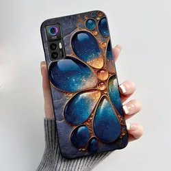 Cute Cats Shockproof Black Silicone Phone Case - Fun & Durable Protective Cover for TCL 30 (TCL 30 5G) (HEI - TPU226)