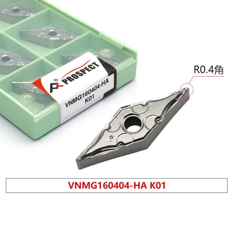 

VNMG160402/VNMG160404/VNMG160408-HA K01/PCD CNC Lathe Tools High-quality Carbide Insert External Turning Tool,For Aluminum Parts