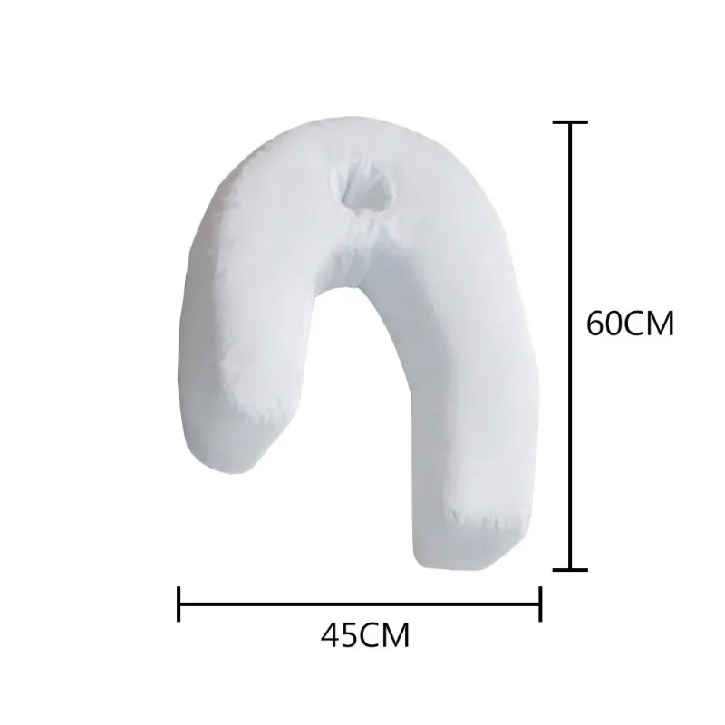 Newest U-Shaped Pillow Plus Side Sleeper Pillow U-Shaped Pillow Waist Support Pillows Hold Neck Spine Protection Sleep Buddy 6