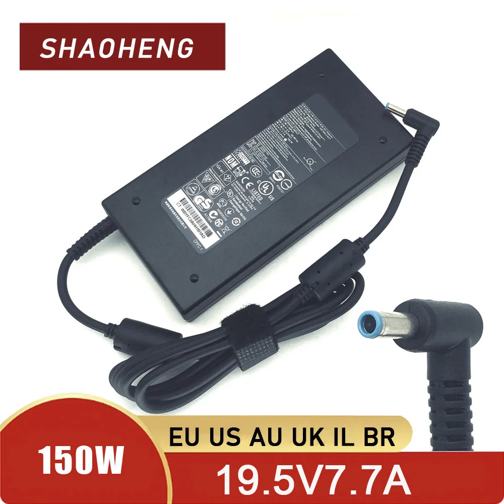 HP Victus 게이밍 노트북용 150W 충전기, AC 어댑터 19.5V 7.7A, 파워 G7 G8, Fury 15 17 G7 G8, 15U G3, 15V G5 호환