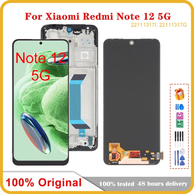 AMOLED for Xiaomi Redmi Note 12 22111317I, 22111317G Lcd Display