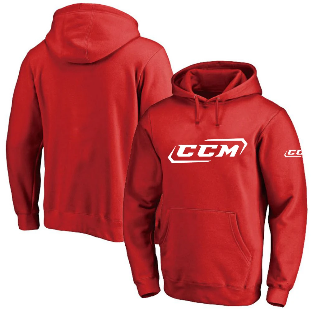 2023 New Spring Autumn CCM Logo Print Fashion Cotton Hooded Pullover Outwear Casual High-Quality Solid Color Comfortable Hoodies