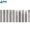 20pcs 3x3mm Carbide Burr Set Rotary File Die Grinder Bit 1/8" Shank Milling Cutter for Metal Grinding Dremel Rotary Tool 1