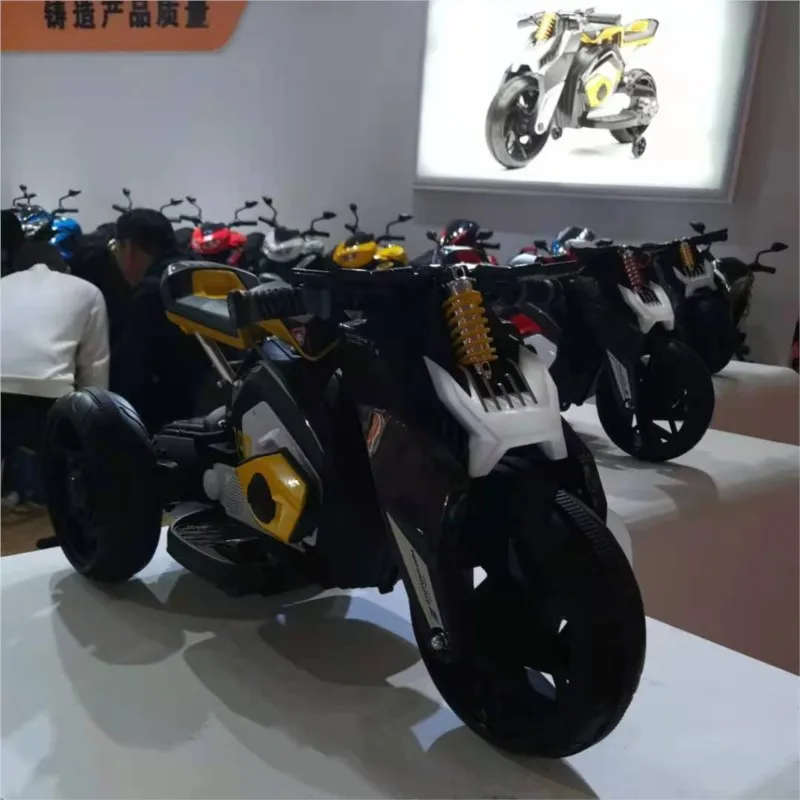 Moto &Eacute;lectrique pour Enfants Children Rechargeable Men's and Women's Babies Electric Motorcycle