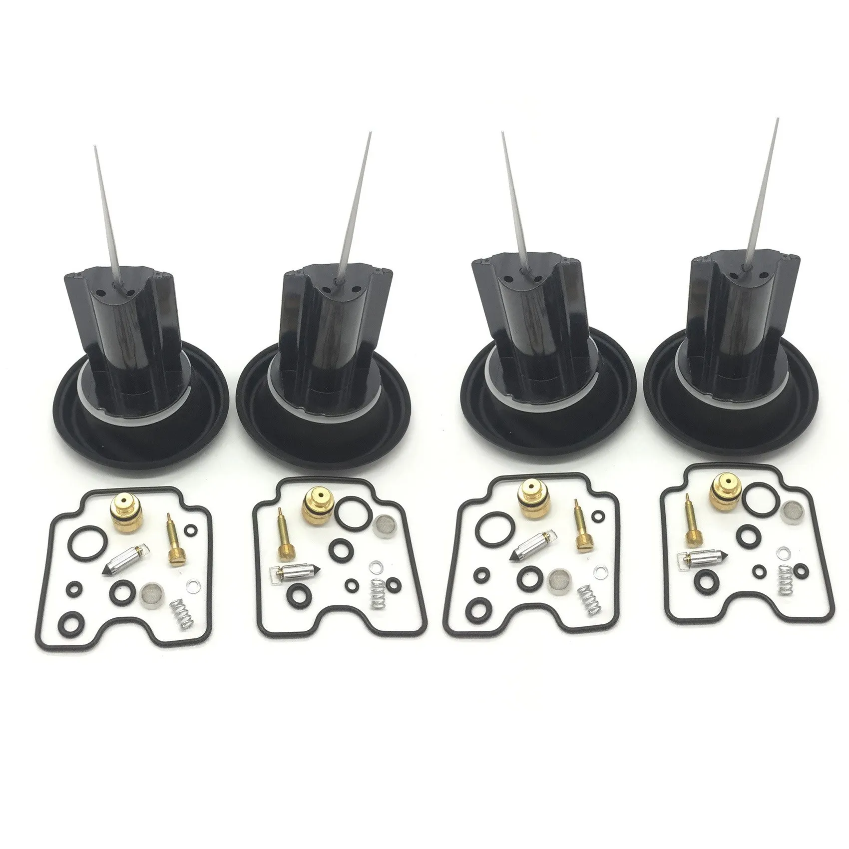 

4 Set for Bandit 1200 GSF1200 GSF1200S GSF Plunger Diaphragm Parts of Motorcycle Carburetor Repair Kit