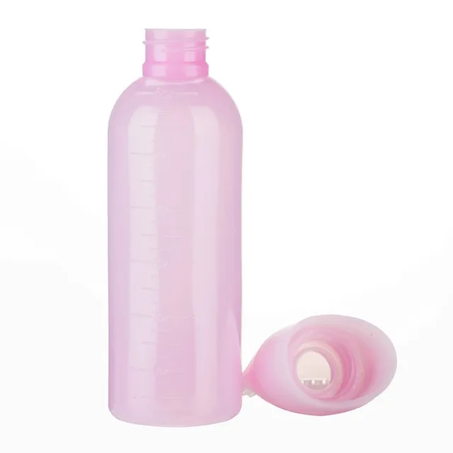 4 colori Applicatore di tintura per capelli Bottiglie di pennello Bottiglia di shampoo per tintura Pettine di olio Bottiglia di tintura per capelli Applicatore Strumento per lo styling del parrucchiere 3