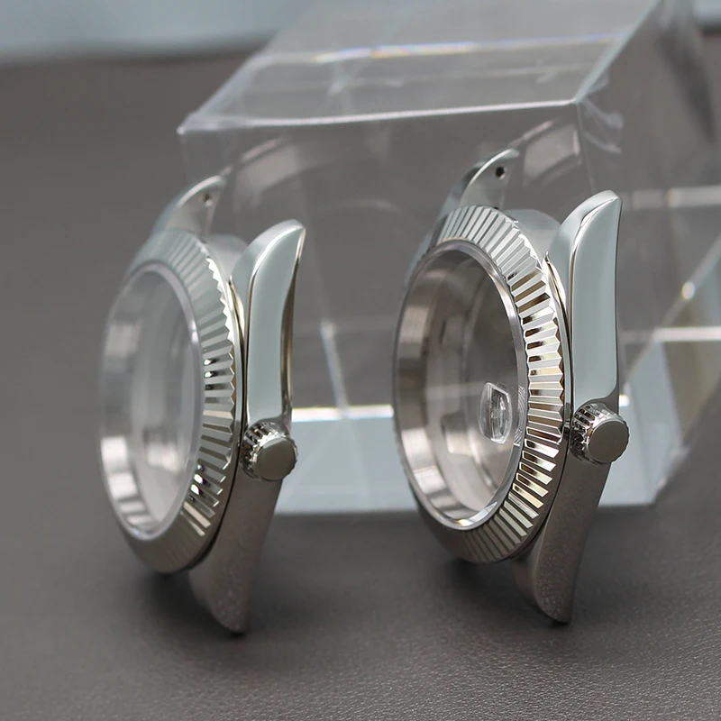 Parti Della Cassa Dell'Orologio Da Uomo Di Lusso Da 40Mm 36Mm Sapphire Oyster Day Date Per Seiko Nh34 Nh35 Nh36 Nh38 Miyota 8215 Movimento Quadrante D