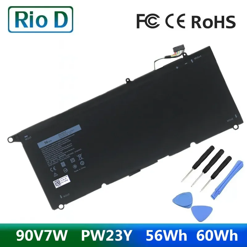 

Аккумулятор для ноутбука Dell XPS 13 P54G 9343 XPS13 JHXPY JD25G 9350 9360 13D-9343 0N7T6 5K9CP RWT1R 0DRRP 7,6 V 56WH 60WH