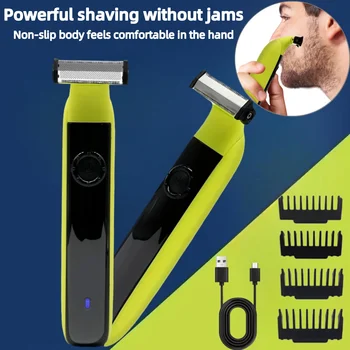 Rasoio elettrico per uomo Barba professionale Trimmer Rasoio senza fili Body Trimer USB ricaricabile Viso Macchina per la rasatura dei capelli maschili 1