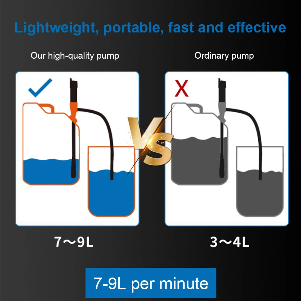 Portable Plastic Liquid Transfer Pump for Gas Oil