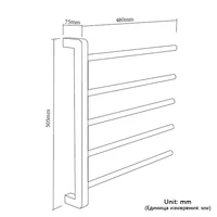 ห้องน้ําแปรงทองผ้าเช็ดตัวอุ่นอุณหภูมิควบคุมเวลาไฟฟ้าอุ่นราวแขวนผ้าเช็ดตัวสแตนเลสชั้นวางผ้าขนหนูไฟฟ้า 6