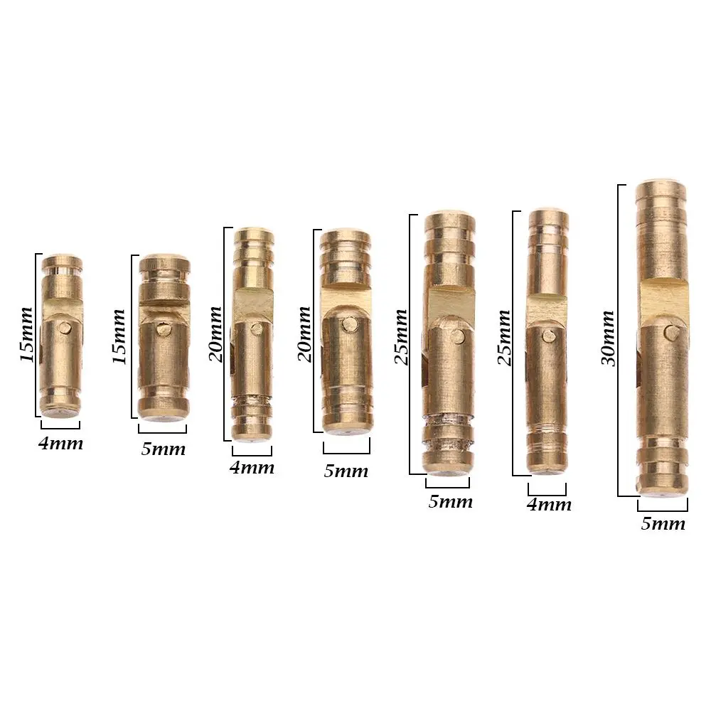 Barrel Hinges Cylindrical Hidden Jewelry Box Connector Concealed Invisible Brass Door Hinges 10Pcs for Furniture Hardware furniture hinge,brass hinges,wooden box hinge,cabinet door hinges,cabinet hinges