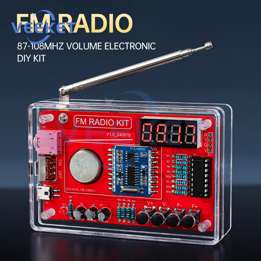 DIY FM Radio RDA5807 87-108MHZ FM Radio DIY Kit We... - Grandado