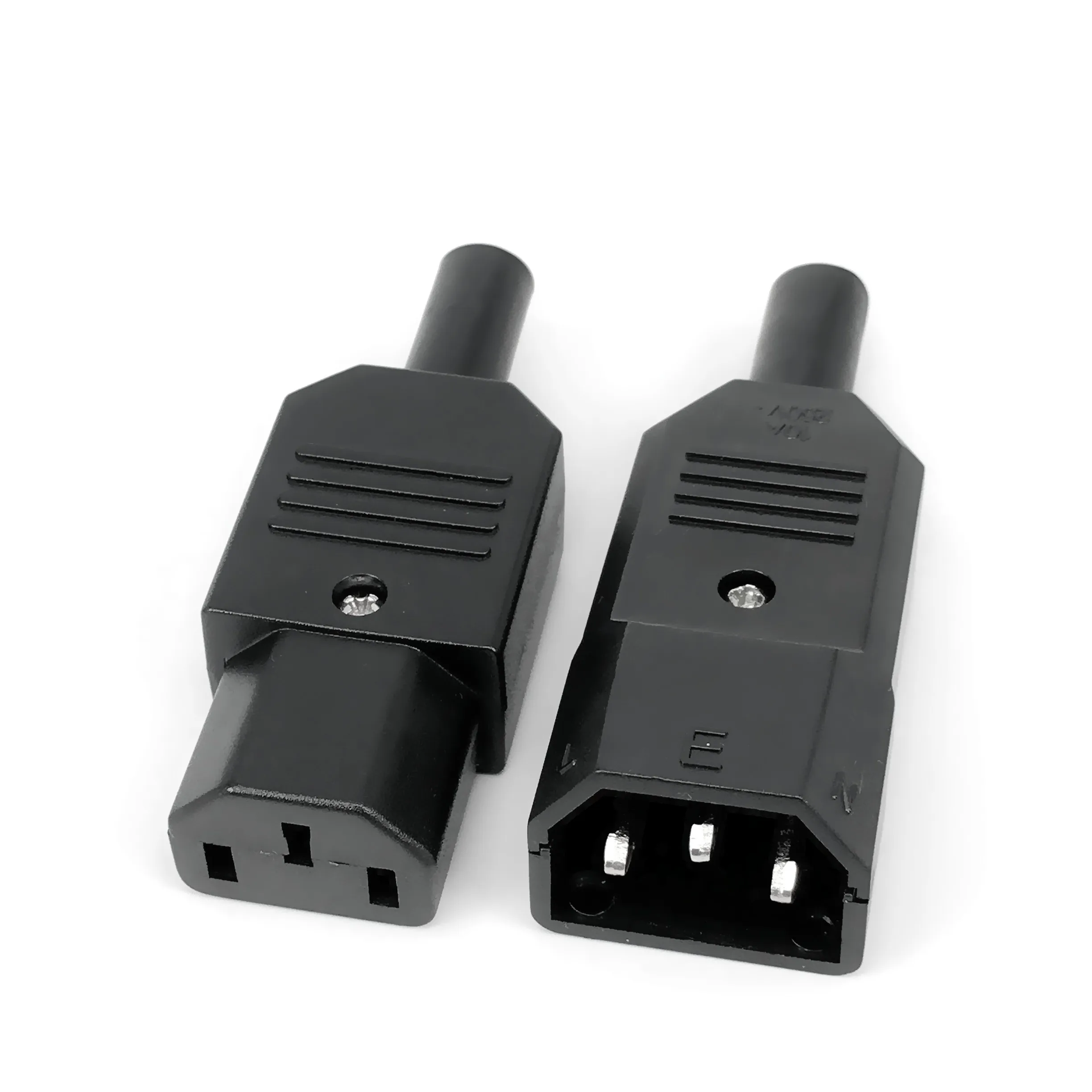 Electrical Socket IEC320 C14 C13 3 Female Male Inlet Plug Connector 3pin Socket Mount