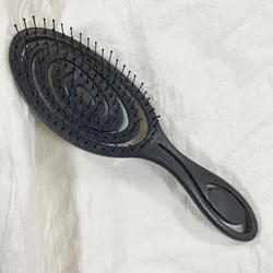 Aqua Blue Biodegradable Detangling Hairbrushes Soft Vent Wet Lightly Pull Hair Loss Eco Friendly Antistatic Massage Hair Brush