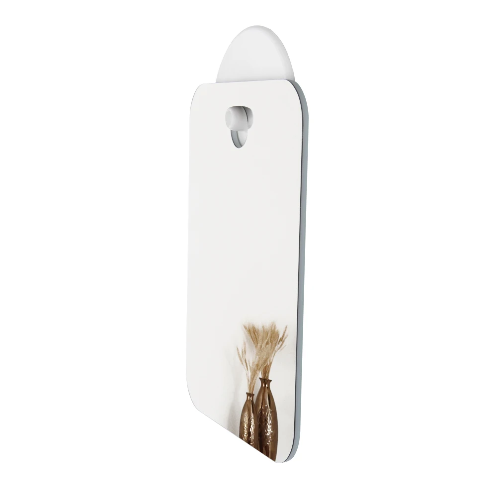 1/2/3pcs Acrylic Mirror With Wall Suction Shower Mirror For Man Shaving Women Makeup Portable Travel Bathroom Mirror Accessories 3