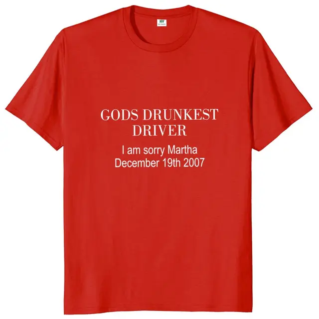 Gods Drunkest Driver | Funny Drunk Shirts | Drunk Funny Memes | Drive Drunk  - 19th 2023 - Aliexpress