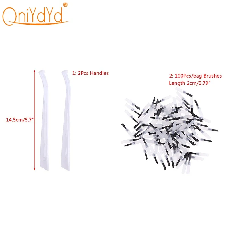 Dental Disposable Brush Tips / Handles  for Dental Clinic , Micro Applicator  Brush