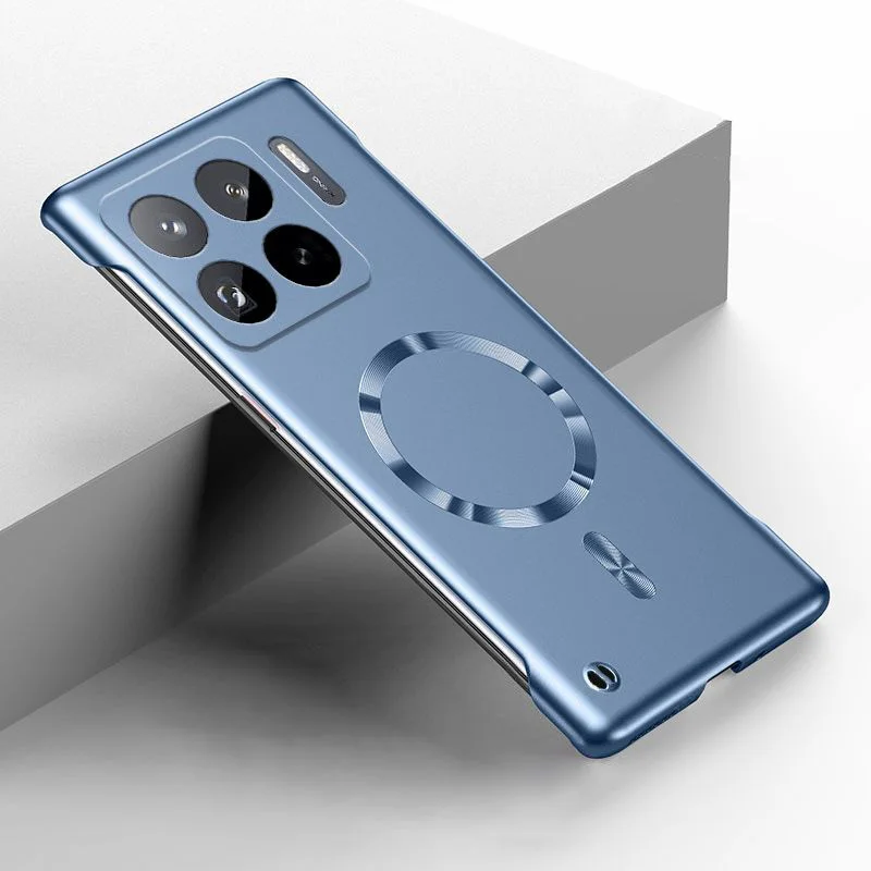 Luxury Metal Painting Slim Frameless Magnetic Hard PC Case