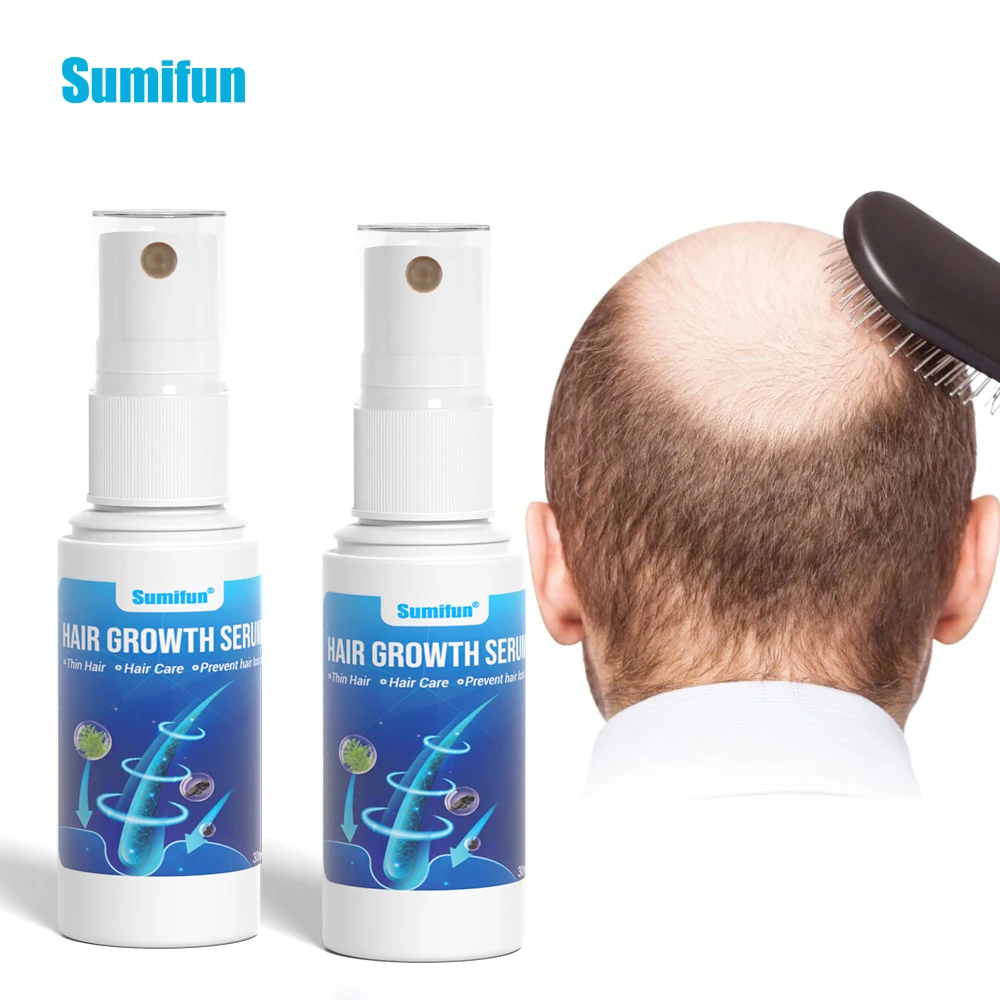 

1/2/3Pcs Sumifun Anti Alopecia Spray Hair Growing Damaged Thin Hair Care Prevent Baldness Regrowth Hairs Root Nourish Plaster