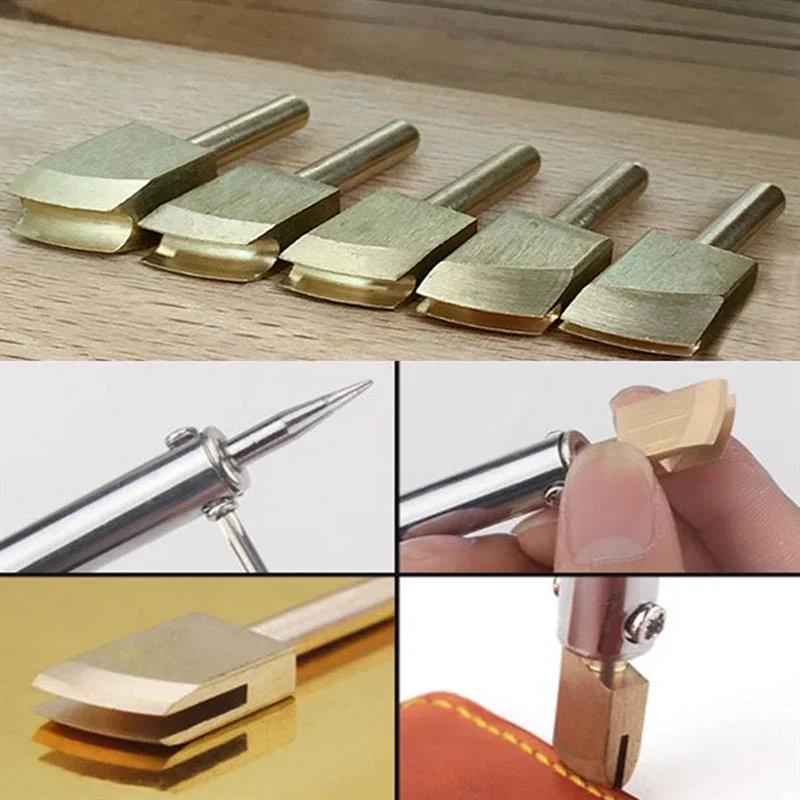 납땜 다리미 버닝 엣지 가죽 공예 엣지 씰링 기계, 가죽 DIY 도구 나이프