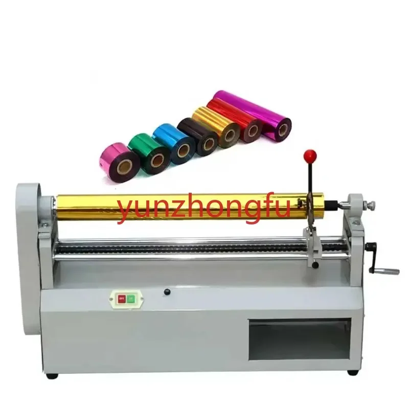 

Electric Aluminum Foil Cutting Machine 70cm Width Anodized Slitting Ribbon Hot Stamping Paper
