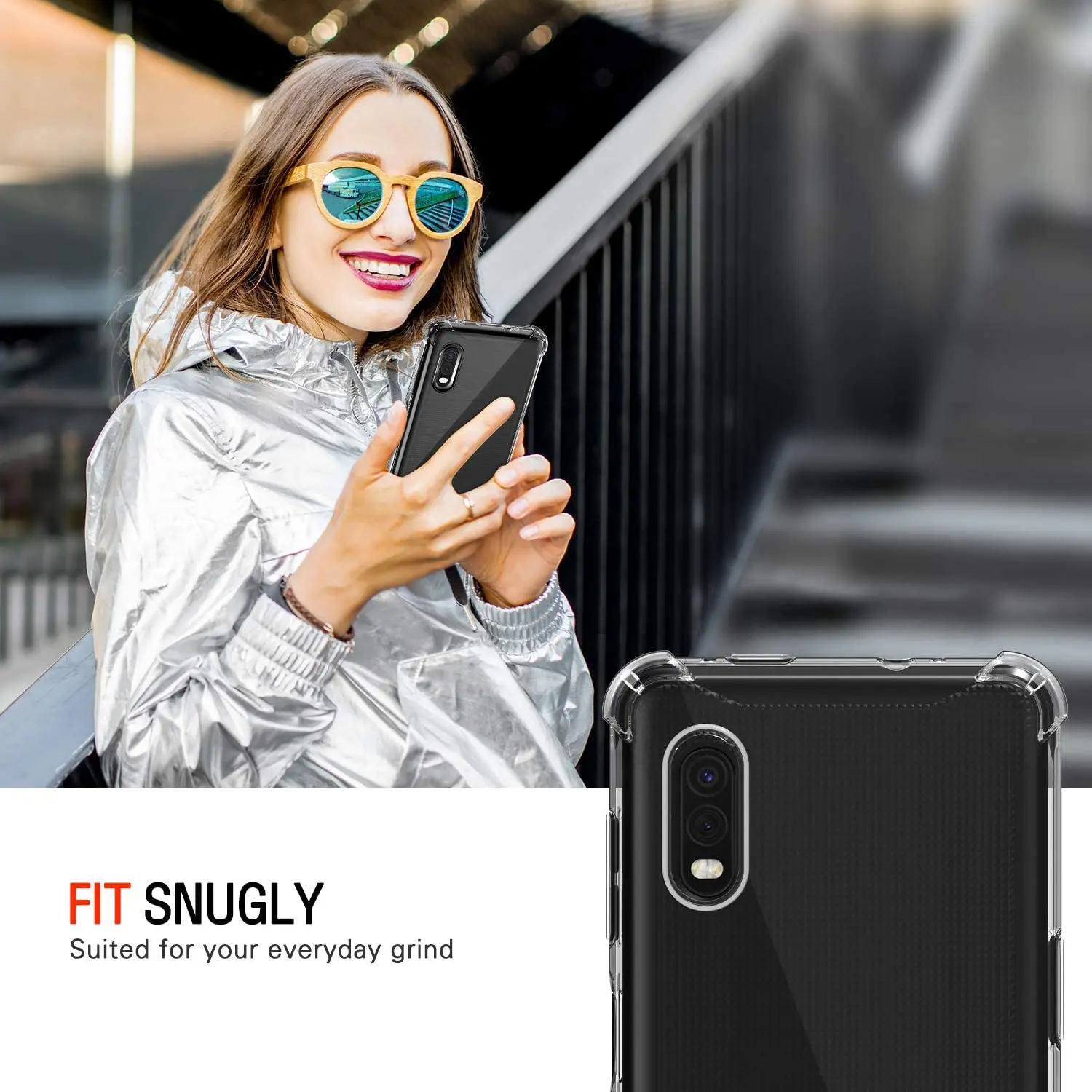 Durable Airbag Clear TPU Silicone Case for Samsung Galaxy XCover Series